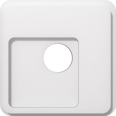 Ekena Millwork Lucan Architectural Grade PVC Contemporary Ceiling Medallion, 12"OD x 3"ID x 4"C x 1"P CMP12LN-03000